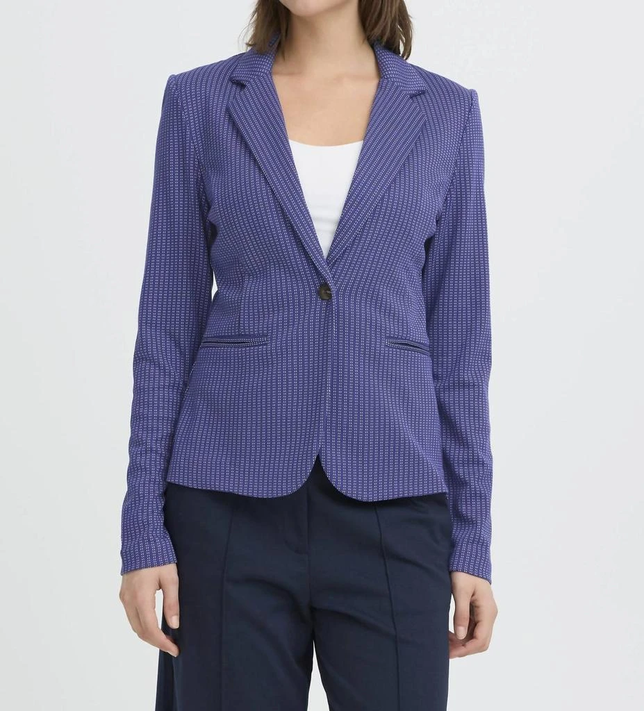 ICHI Ichi - Pinstripe Fitted Blazer