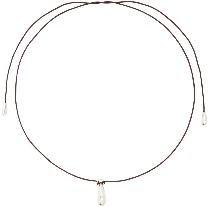 Sophie Buhai Black Droplet Choker 1