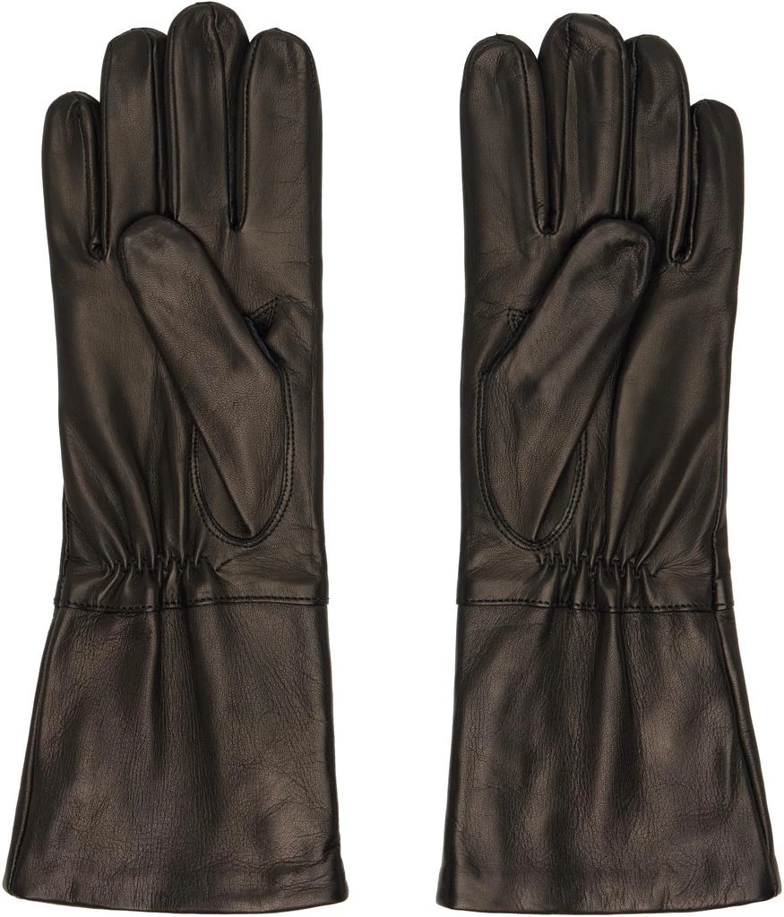 Our Legacy Black Zipped Gloves 2