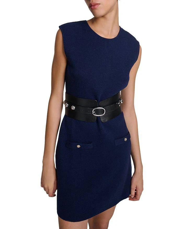 knee length dresses for ladies Georgina Denim Mini Dress