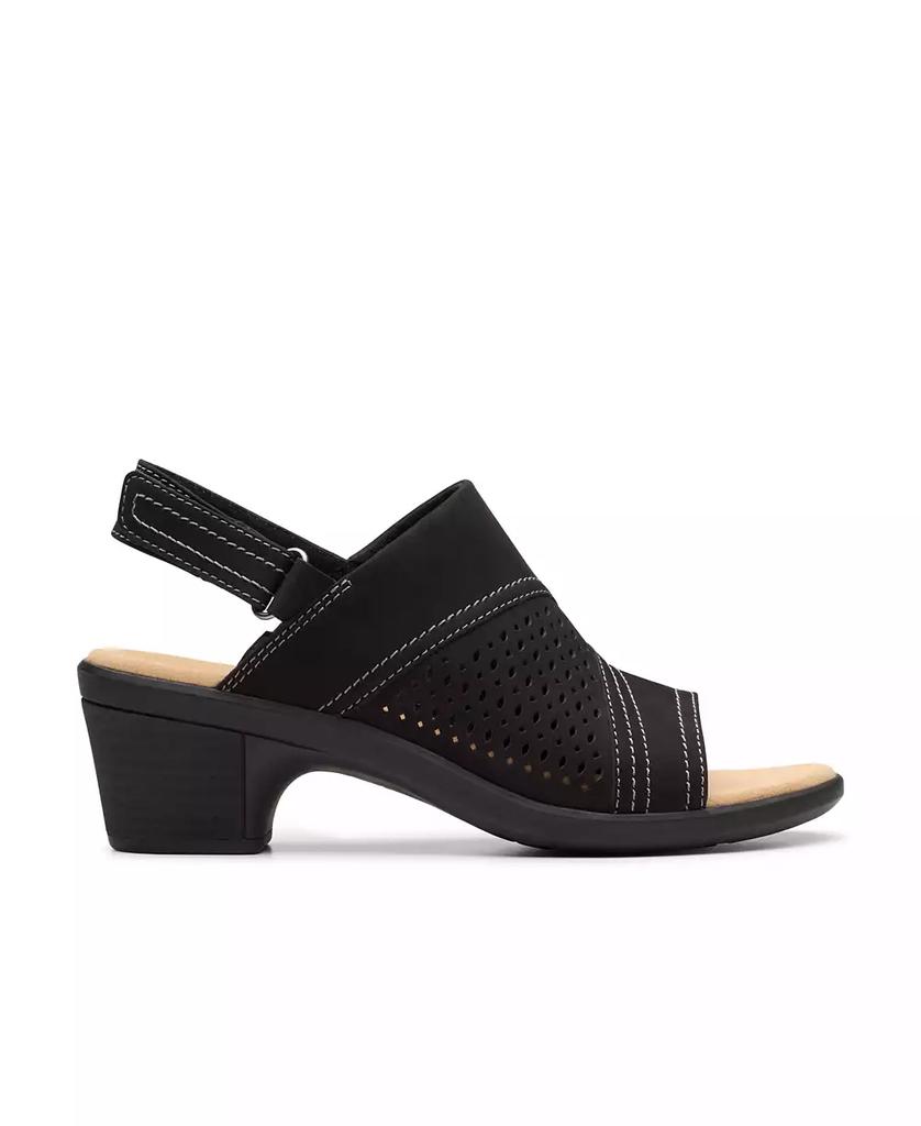 Clarks Collection Women's Emily2 Mist Block Heel Sandals