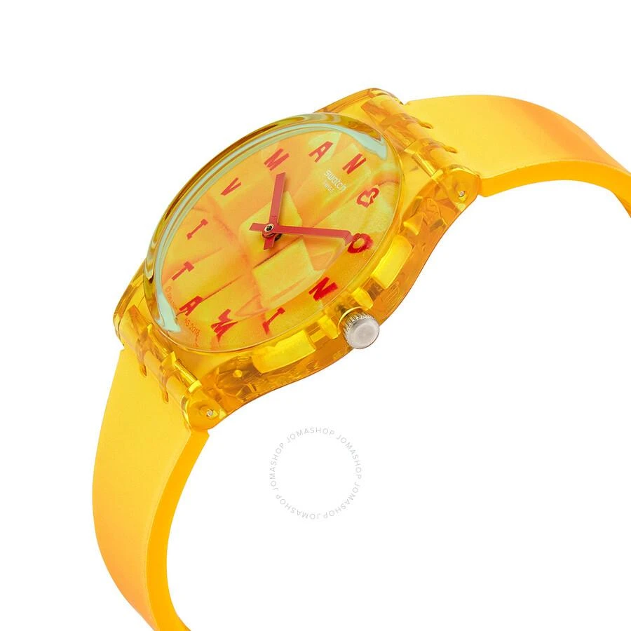 Swatch Coeur De Mangue Quartz Orange Mango Dial Unisex Watch GO119 2