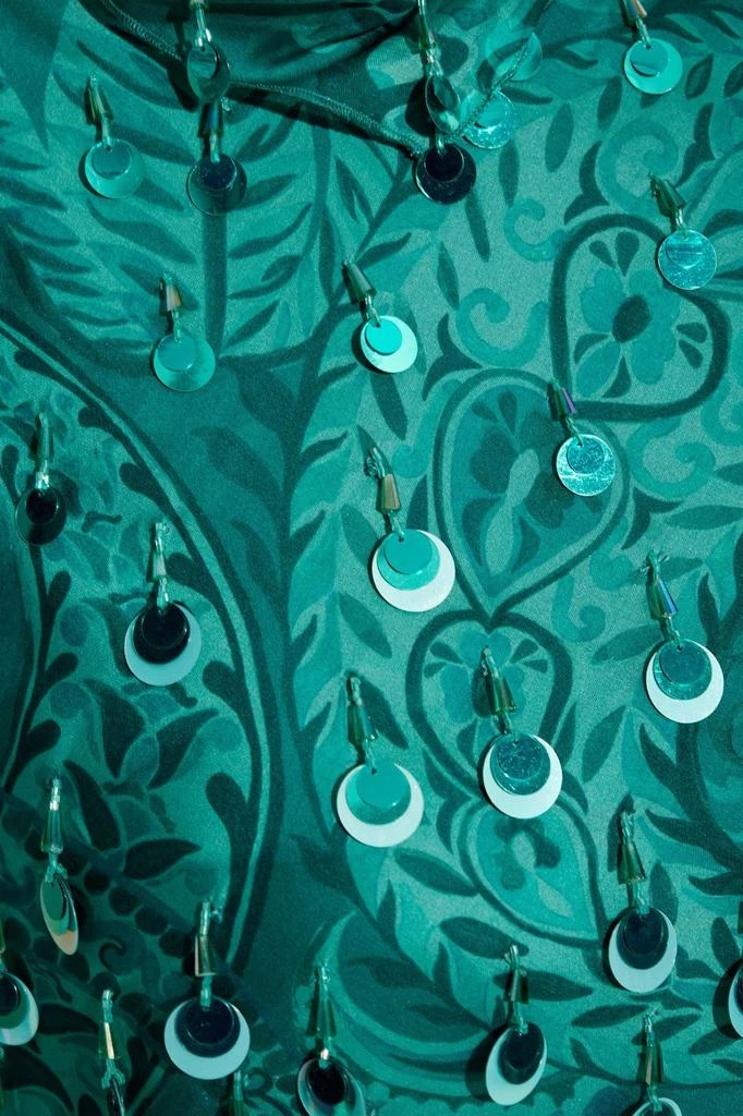 ETRO Etro Sequin Embroidery Mini Dress 5