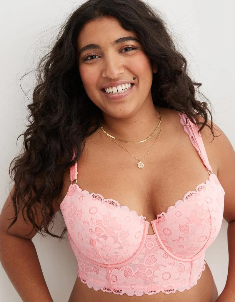 Aerie Show Off Real Lace Balconette Bra 2