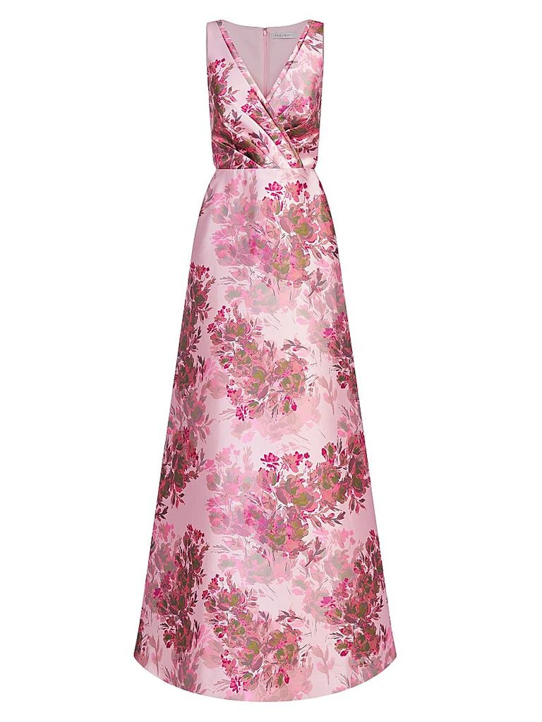 Kay Unger Opal Rose Mikado Gown 1