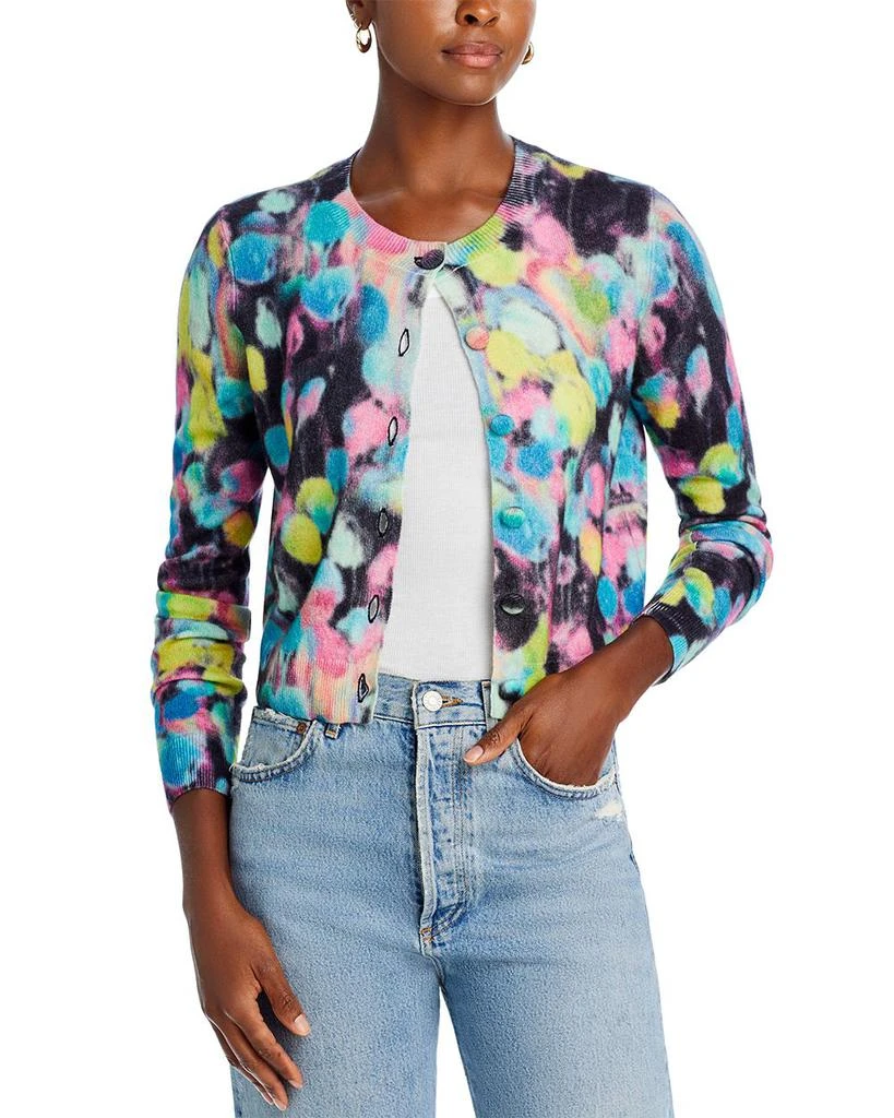 AQUA AQUA Cashmere Printed Cardigan - Exclusive 1