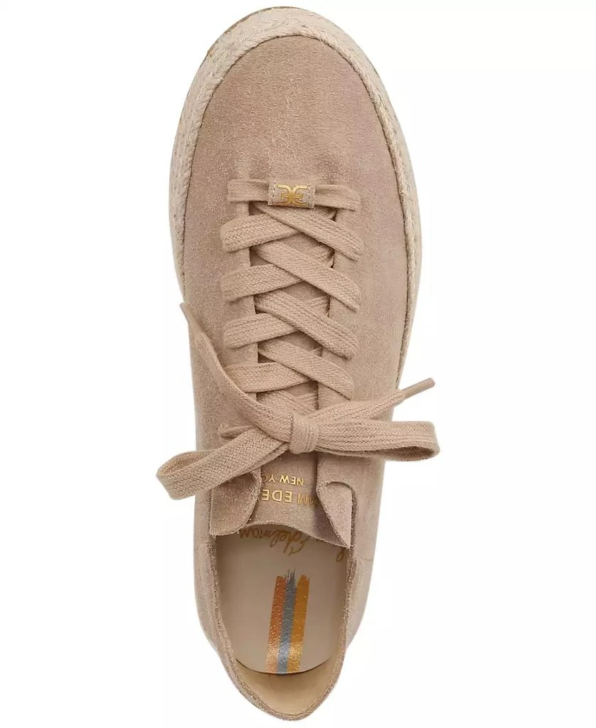 Sam Edelman Women's Poppy Lace-Up Jute Espadrille Sneakers 4