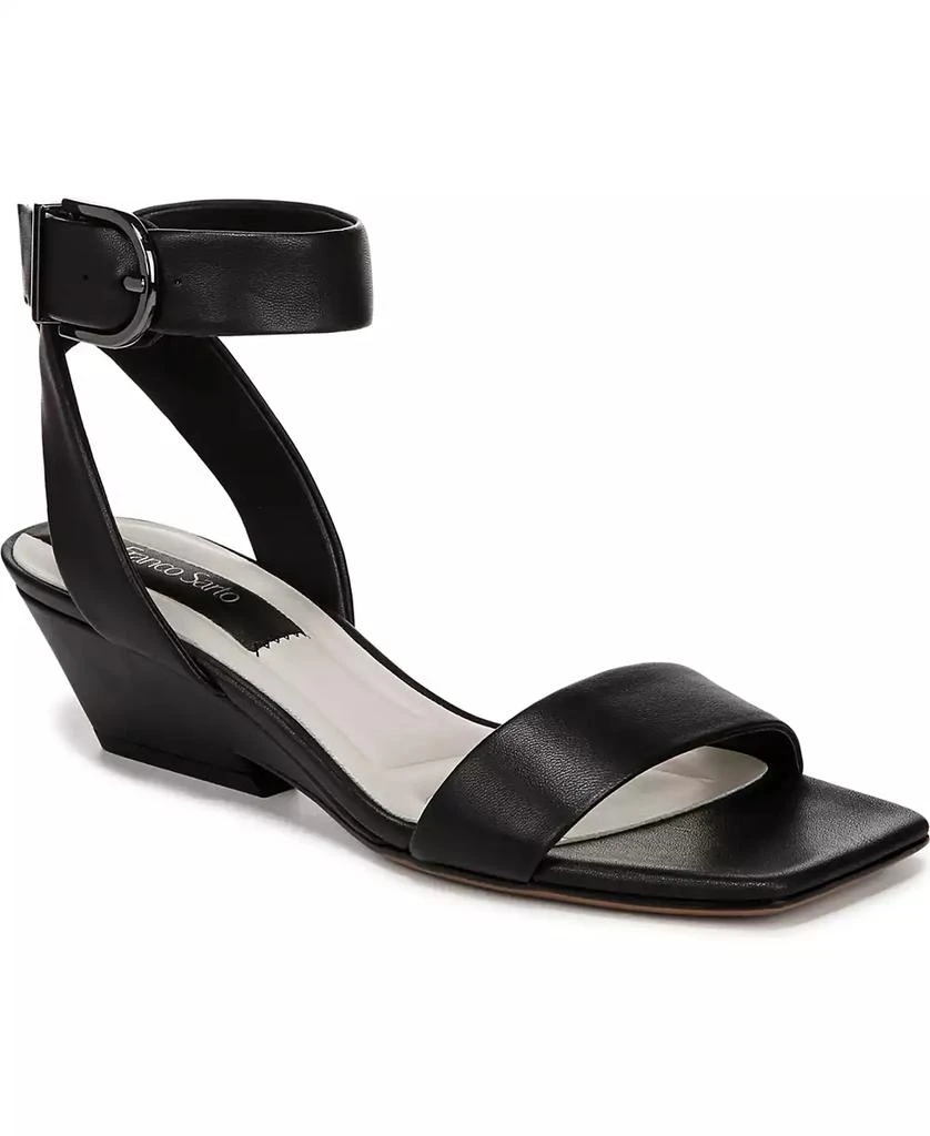 Franco Sarto Savini Square Toe Ankle Strap Dress Sandals 1