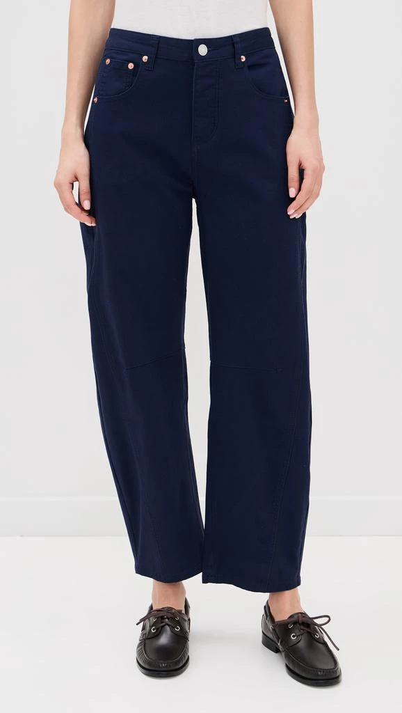 PARKE Cotton Twill Horseshoe Pants 6