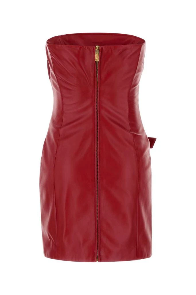 Versace Versace Strapless Zipped Mini Dress 2