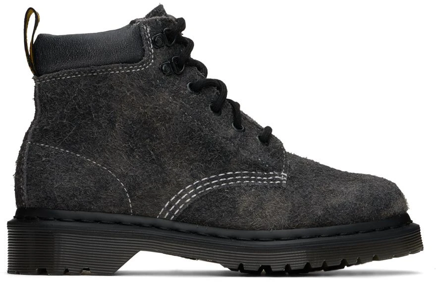 Dr. Martens Gray 939 Stonewashed Suede Boots 1