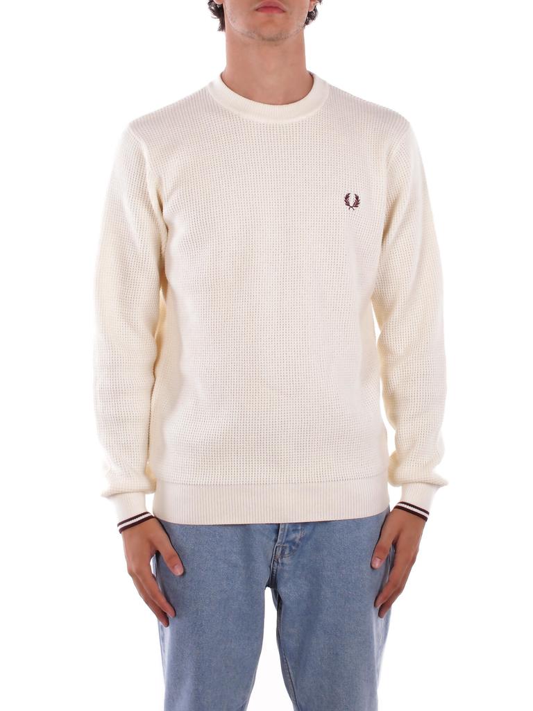 Fred Perry Laurel Wreath Mock Neck Jumper - Sweaters - BeyondStyle
