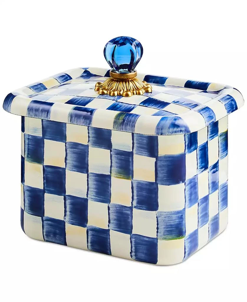 MacKenzie-Childs Royal Check Recipe Box 1
