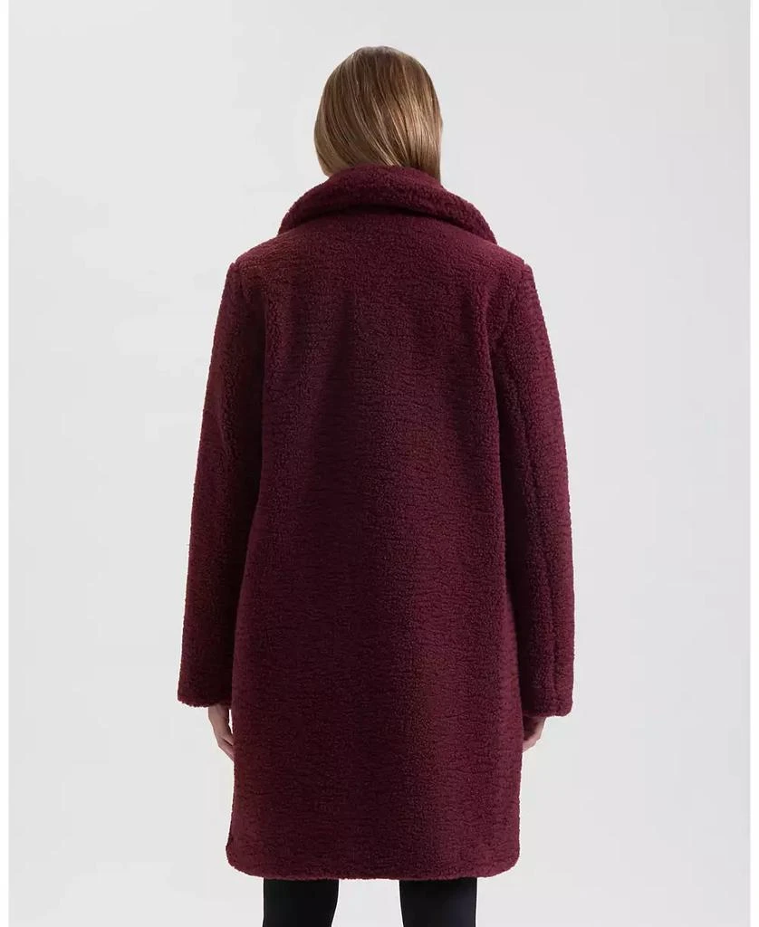 Ellen Tracy Women’s Teddy Coat with Notch Collar 2