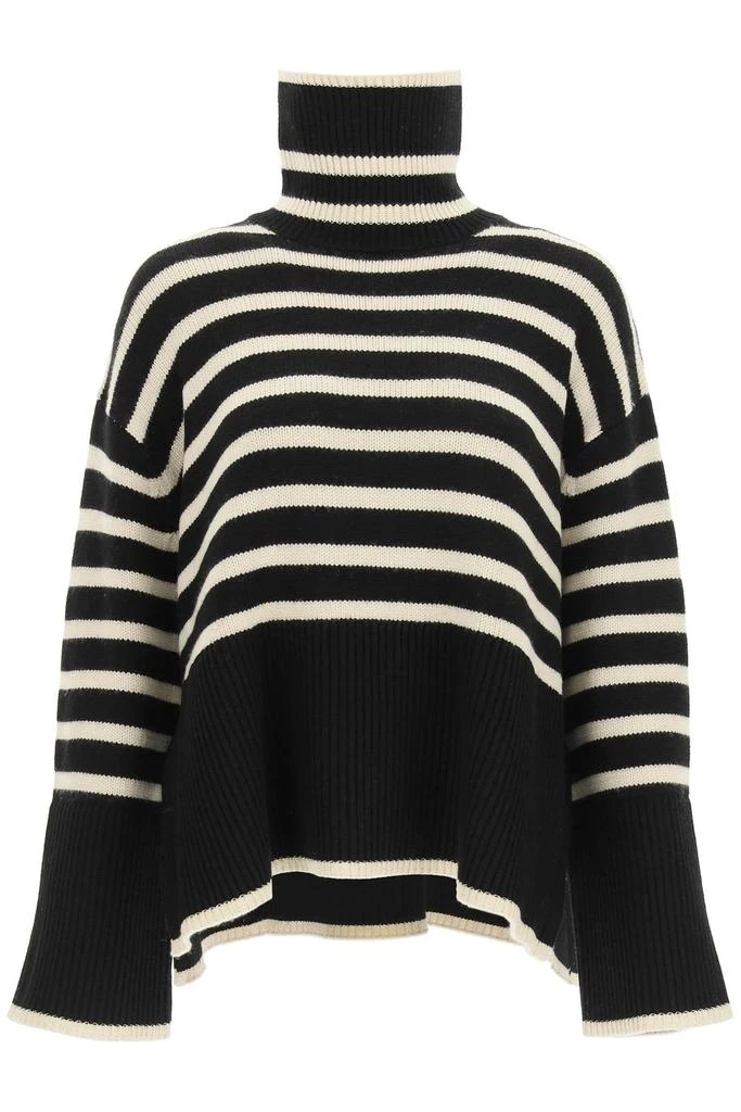 Totême striped wool cotton turtleneck 1