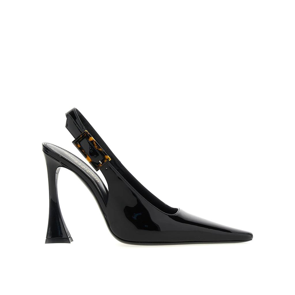 La Sélection Créateurs Escarpins Saint Laurent 'Dune' Leather Slingback - Black - Femme