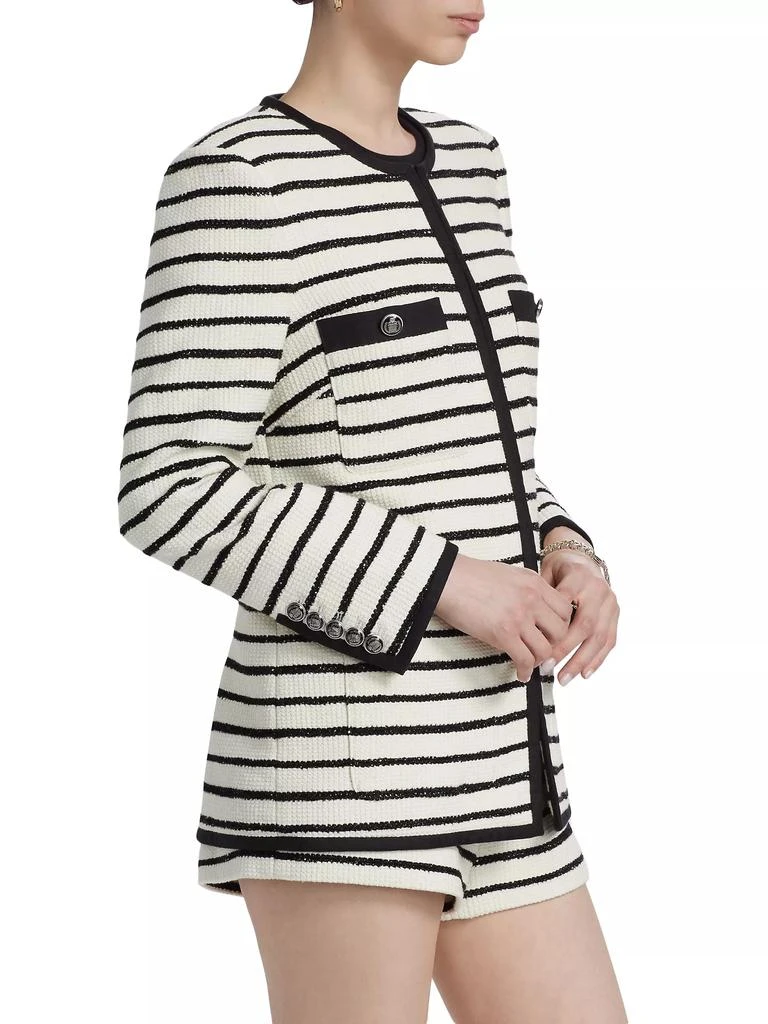 Veronica Beard Foster Striped Dickey Jacket 4