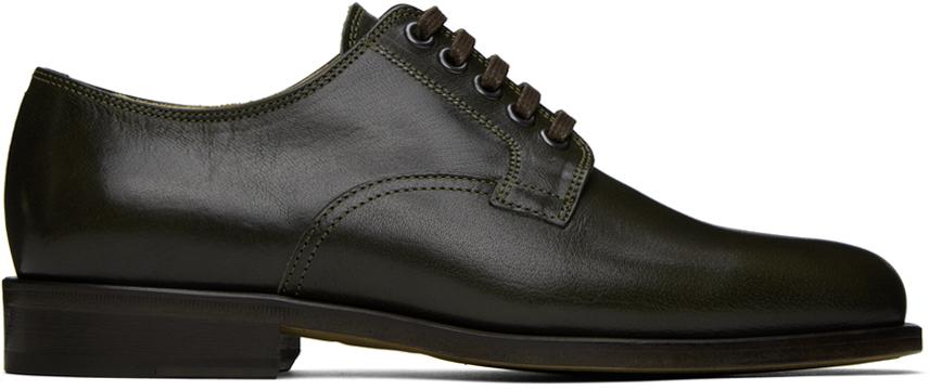 LEMAIRE Gray Casual Square Derbys