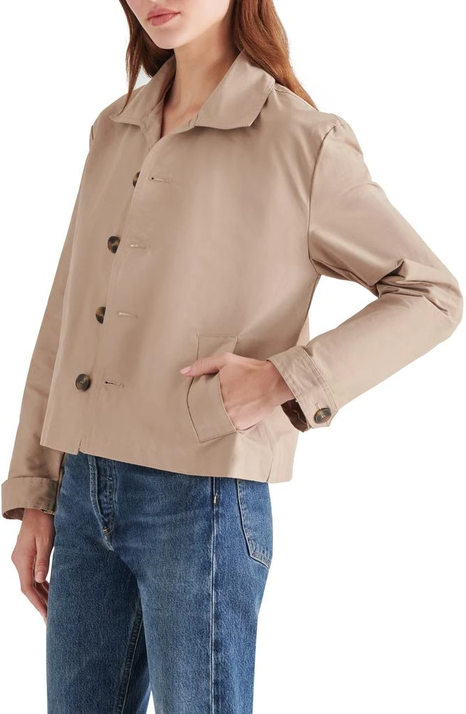 Steve Madden Cropped Trench Shirt Jacket 3