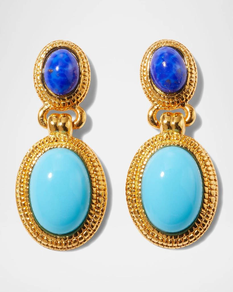 BEN-AMUN Multi Blue Drop Earrings 1