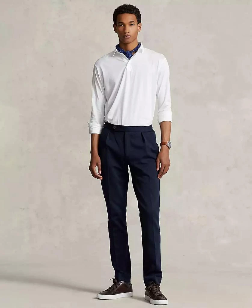 Ralph Lauren Men's Pleated Double-Knit Suit Trousers 4