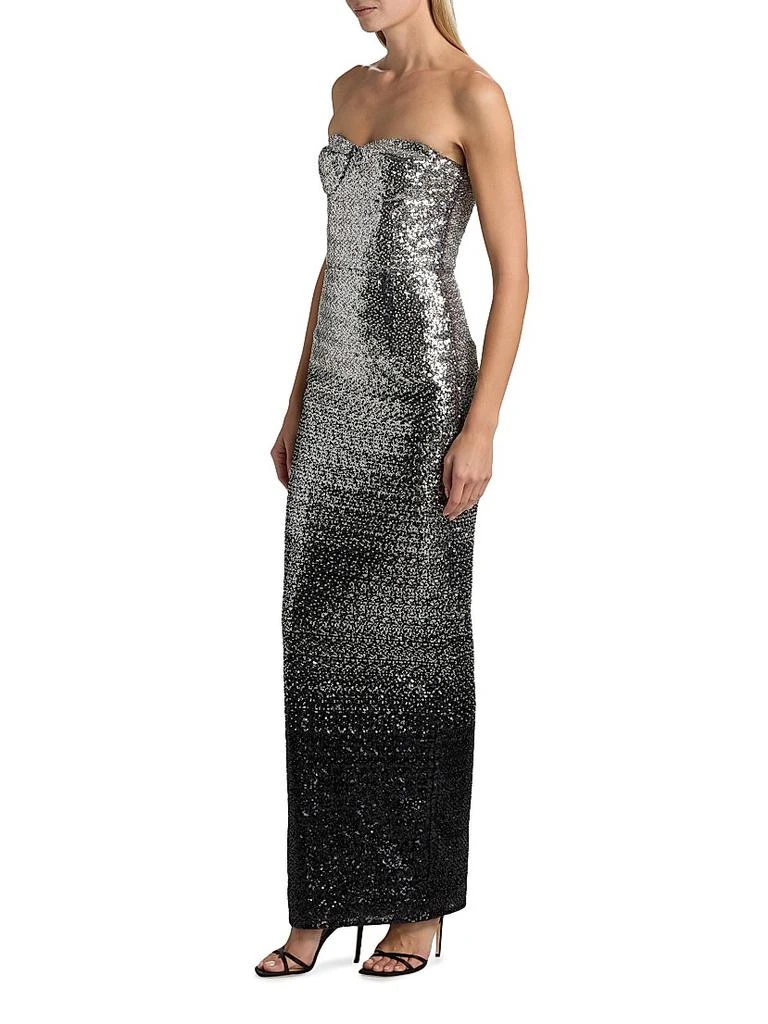 BRONX AND BANCO Geisha Sequined Strapless Maxi Dress 4