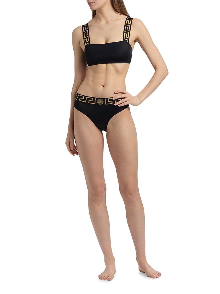 Versace Greek Key Bikini Top