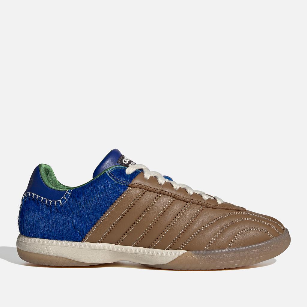 Adidas adidas x Wales Bonner Samba Millennium Leather and Pony Hair Trainers