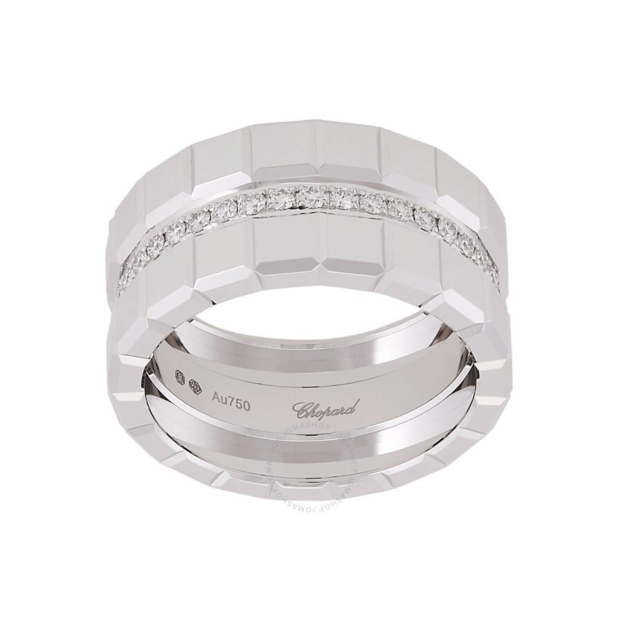 Chopard Ice Cube 18K White Gold Diamond Ring