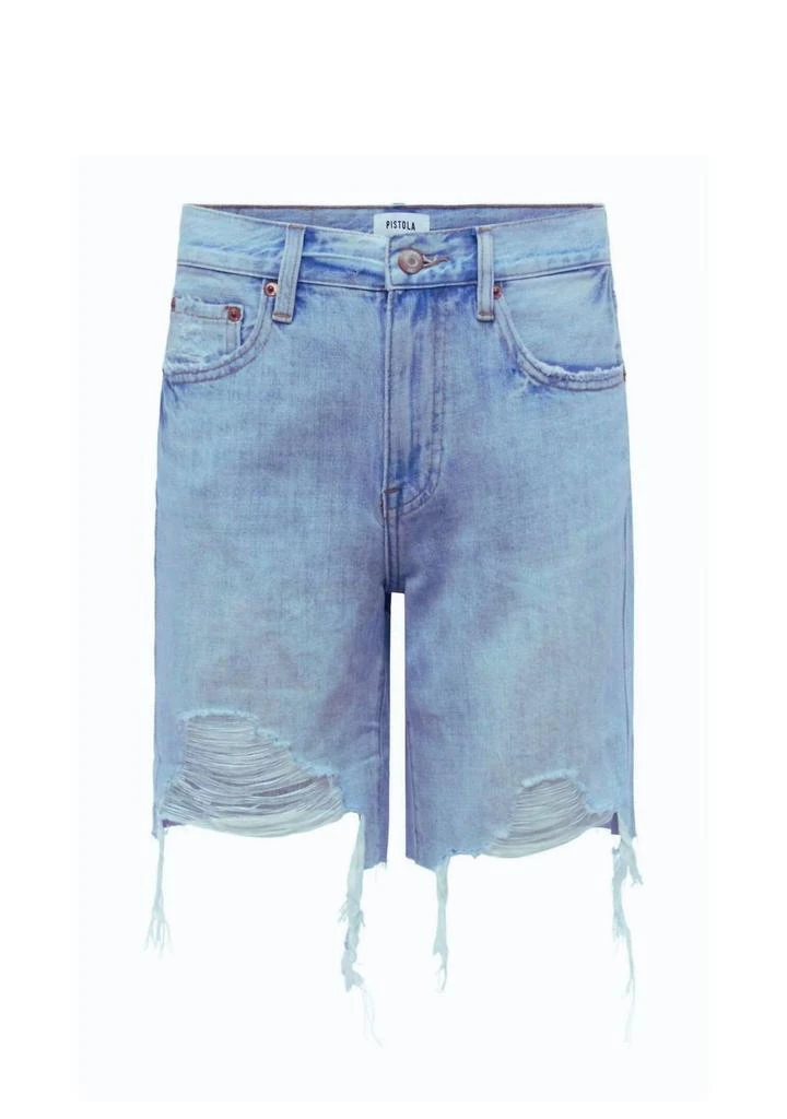 PISTOLA Kelly 90S Skater Short In Sesame 3