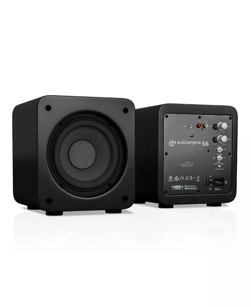 Audioengine S6 6" Powered Compact Subwoofer (Grey) 6