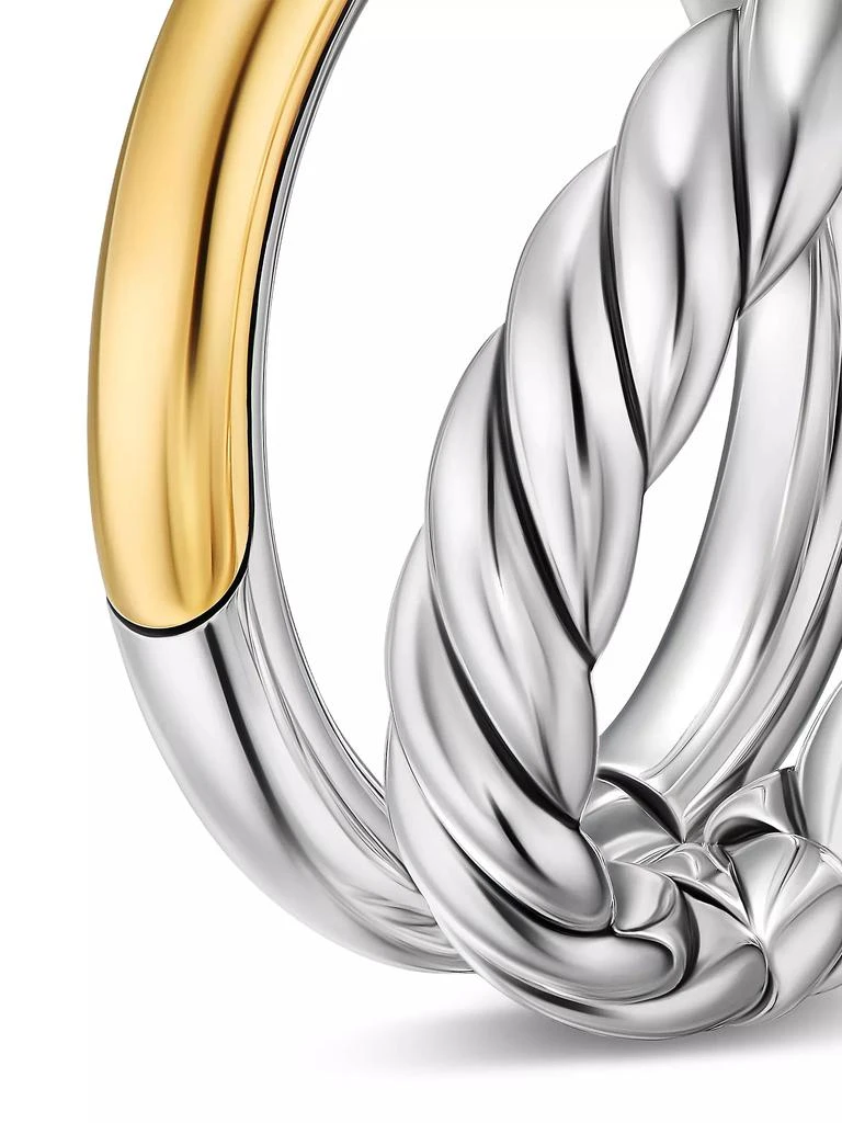 David Yurman DY Mercer Two Row Ring in Sterling Silver 4
