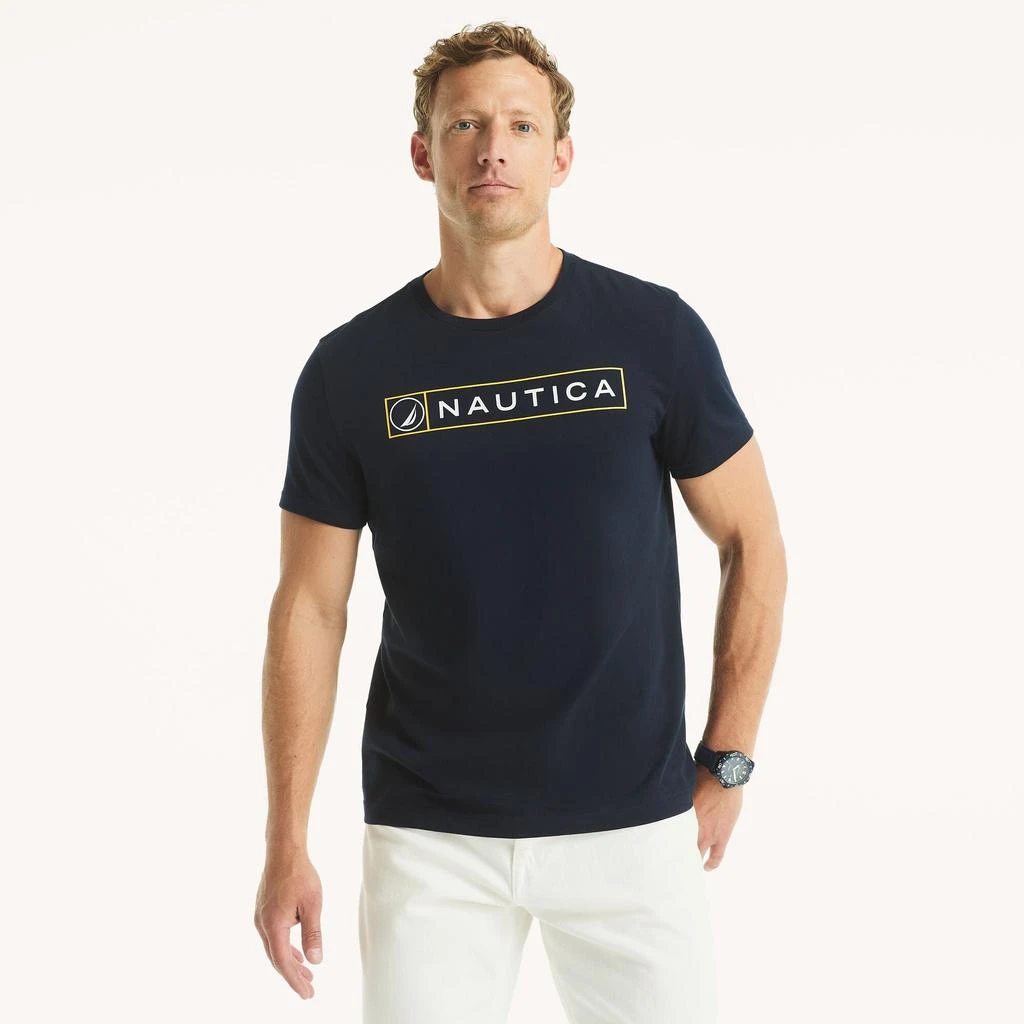Nautica Mens Logo Graphic T-Shirt 4