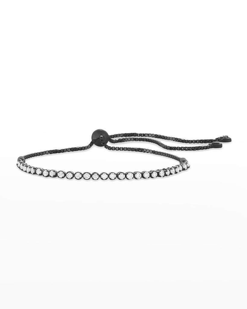 Dominique Cohen Black Gold Diamond Tennis Bracelet