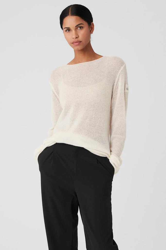Alo Cashmere Reform Long Sleeve - Ivory 1