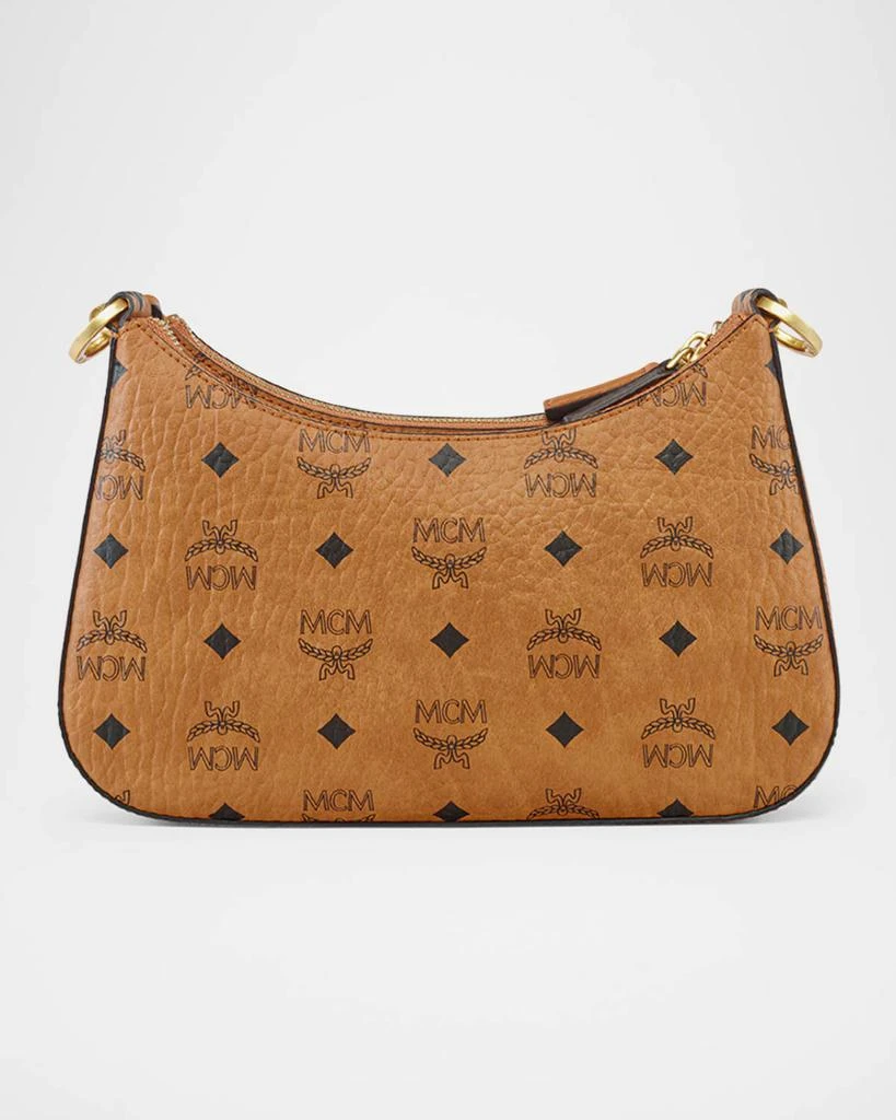 MCM Aren Small Visetos Zip Shoulder Bag 3