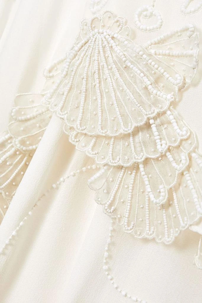 Viana ruffled bead-embellished silk-chiffon dress  On Sale Now with Up to  85% Off | Discover Exclusive Deals & Savings at BeyondStyle  Authentic Isabel  Marant dresses|women|clothing|mini dresses with Limited-Time Discounts, Free
