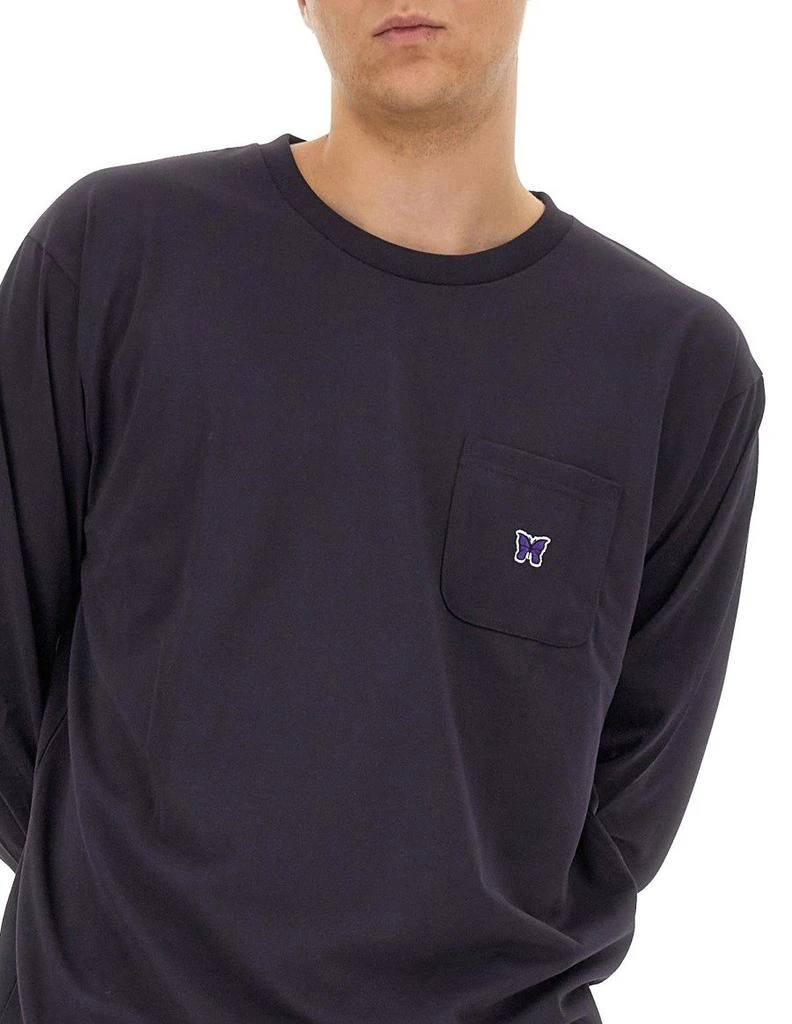 Needles Needles Logo Patch Long-Sleeved T-Shirt 4