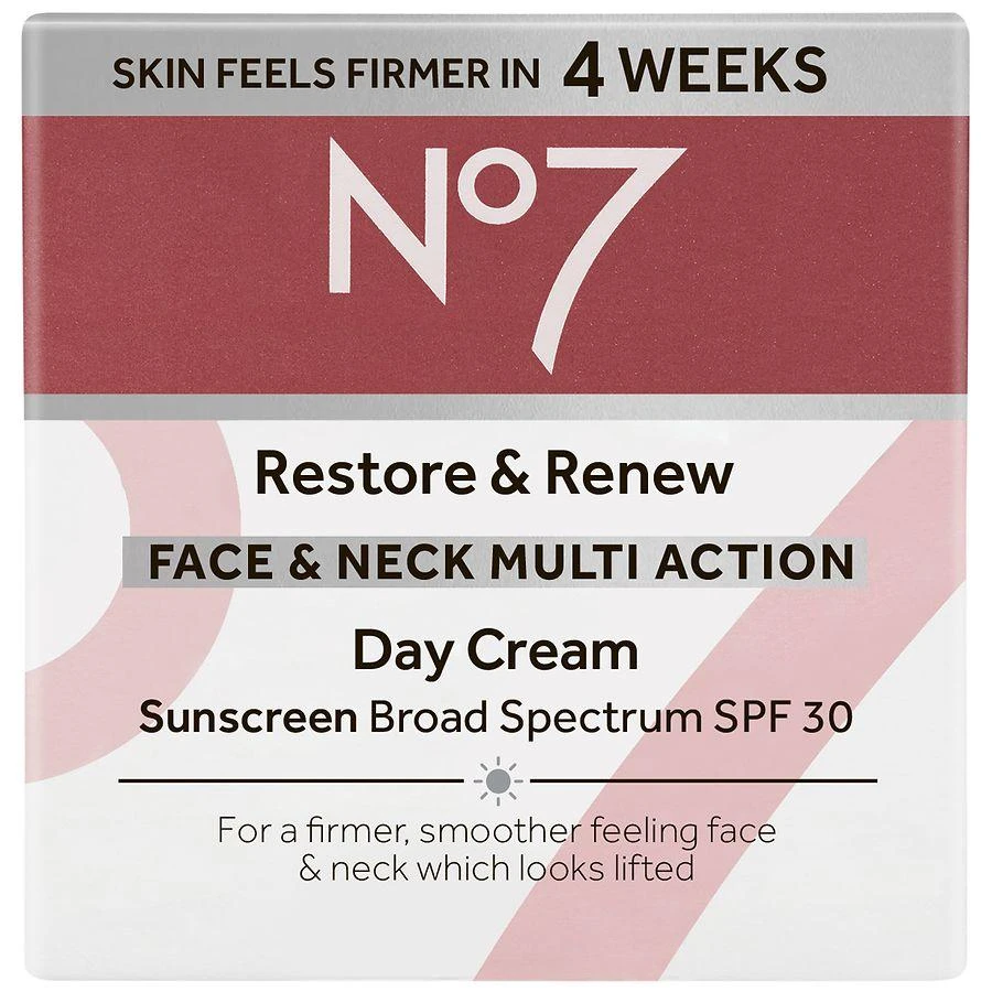 No7 Restore & Renew Multi Action Face & Neck Day Cream with SPF 30 6
