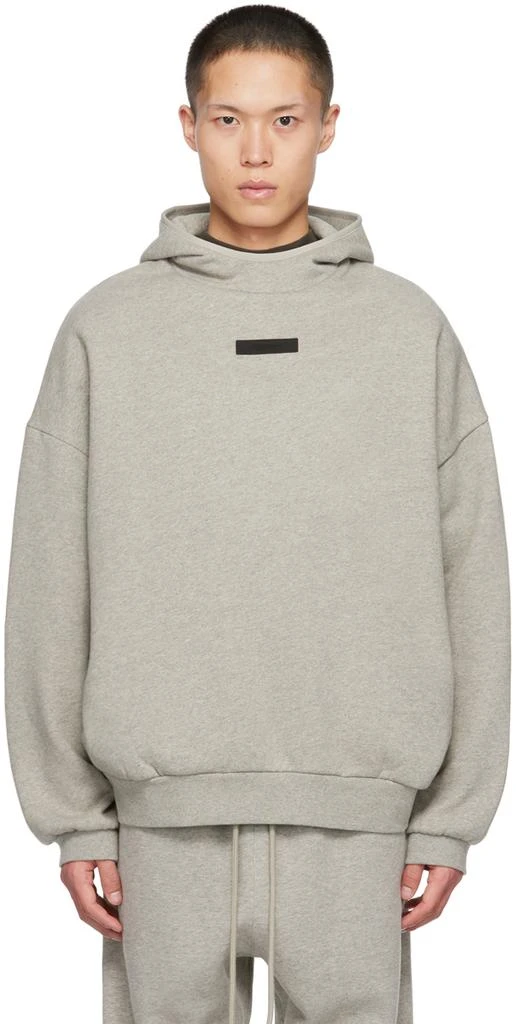 Fear of God ESSENTIALS Gray Pullover Hoodie 1