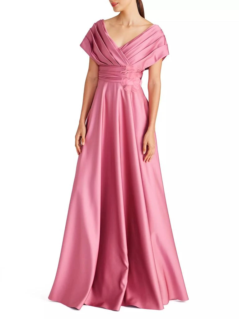 Theia Cecelia Draped A-Line Gown 5