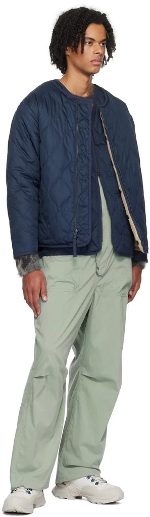 Taion Navy Zip Reversible Down Jacket 5