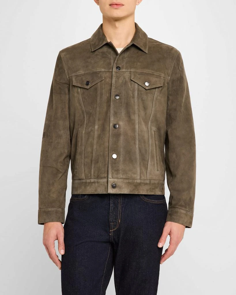 Joe's Jeans Men's Suede Trucker Jacket 4