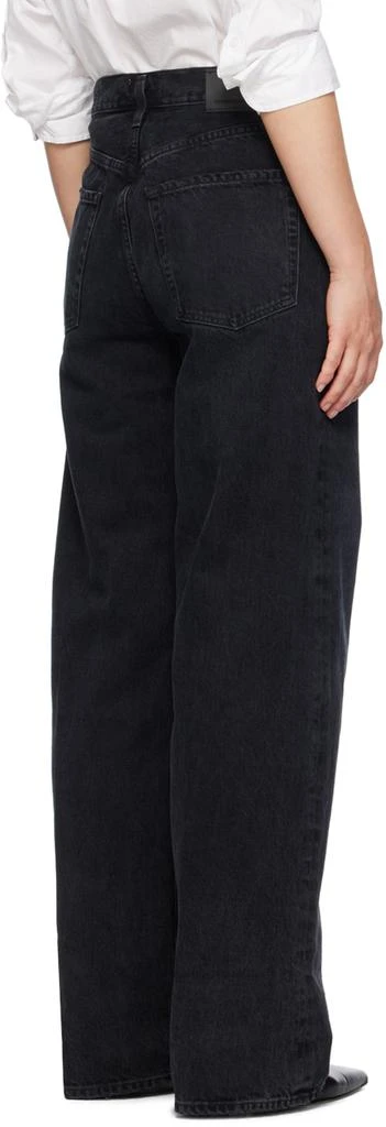 Citizens of Humanity Black Ayla Baggy Cuffed Crop Jeans 3