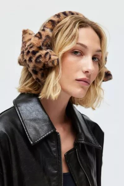 Urban Outfitters Star Faux Fur Earmuffs 1