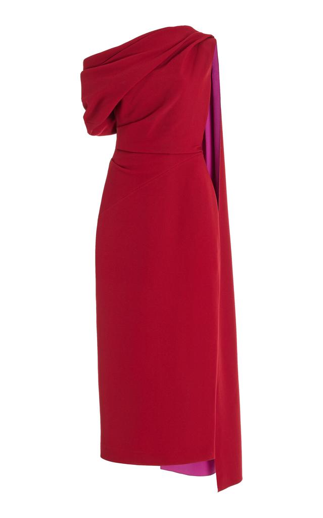 ROKSANDA ROKSANDA - Maite Draped Crepe Midi Dress - Pink - UK 6 - Moda Operandi