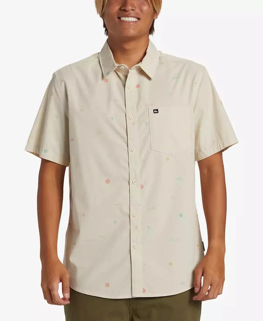 Quiksilver Men's Mini Mo Classic Short Sleeve Shirt 1