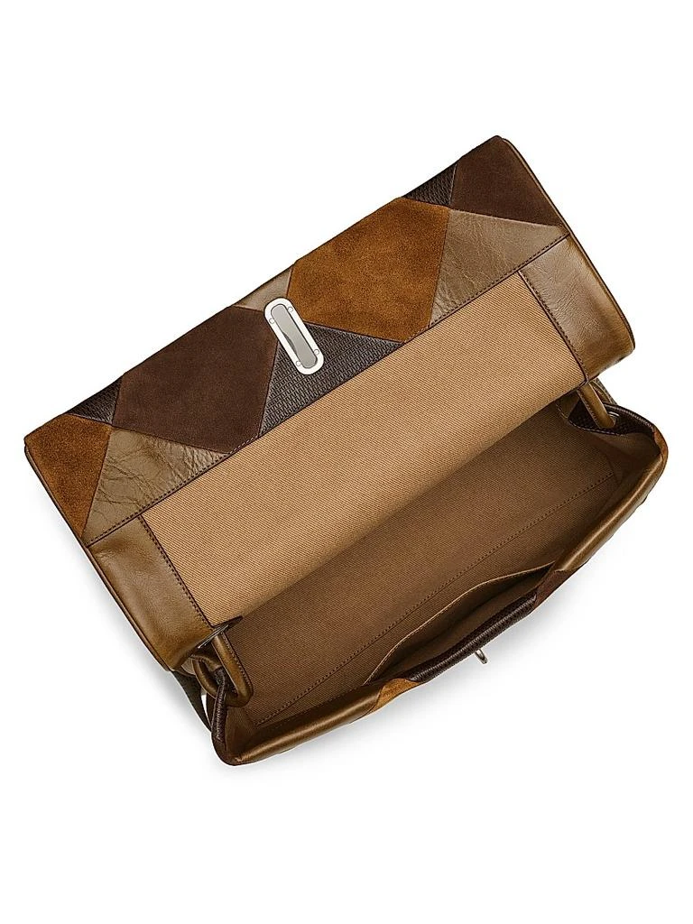 Marc Jacobs The Suede Patchwork Large Dual Shoulder Bag 5