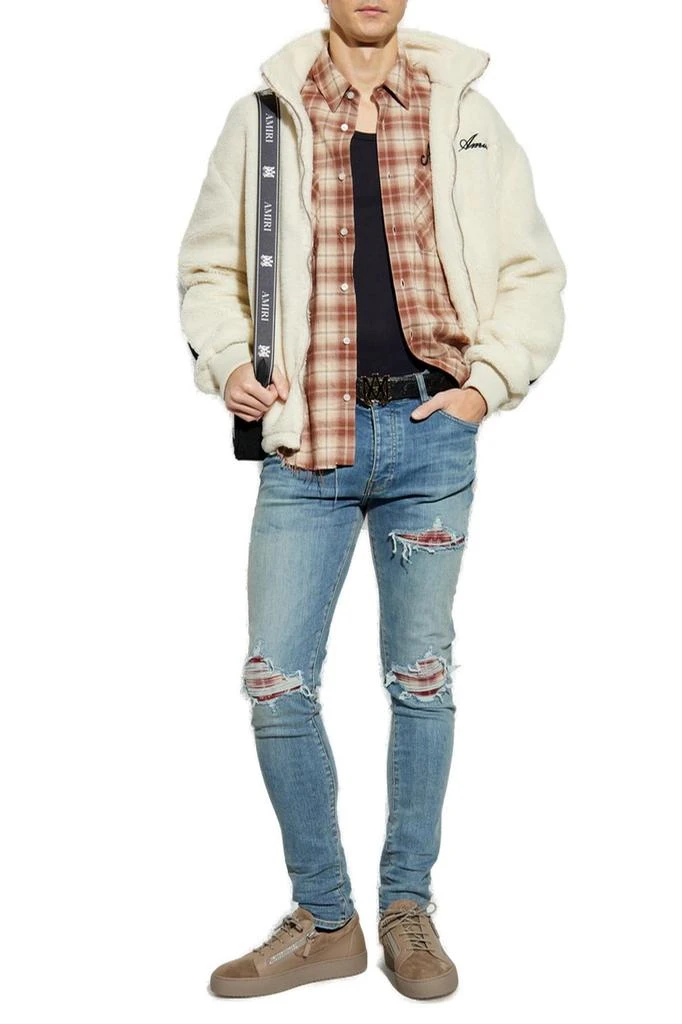 AMIRI Amiri Distressed Skinny Jeans 4
