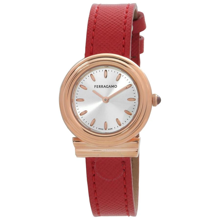 Salvatore Ferragamo Gancini Quartz Silver Dial Ladies Watch SFMV01123 1